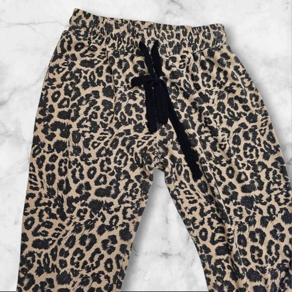 LNA Knit Animal Print Sweatpant Joggers Size XS - Picture 3 of 6